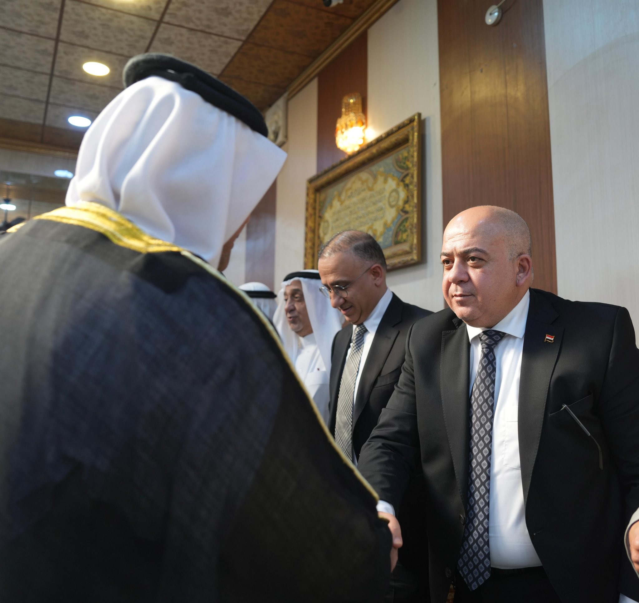 الشيخ علي الكريم يقدّم التعازي بوفاة الشيخ علاء السامرائي